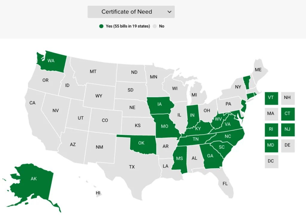 Certificate of Need States at 'Bottom of the Barrel' for Behavioral